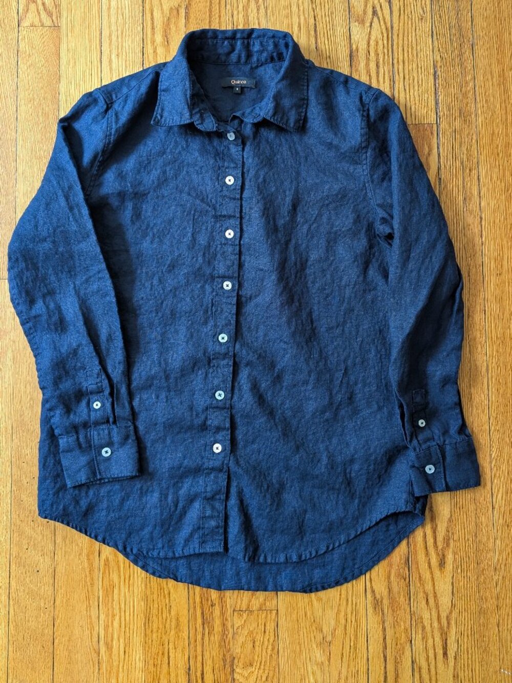 QUINCE Linen Button-down Long Sleeves